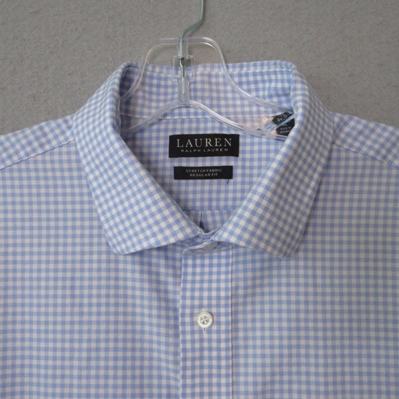 Lauren‎ Ralph Lauren Plaid Stretch Regular Fit Shirt - Picture 2 of 13